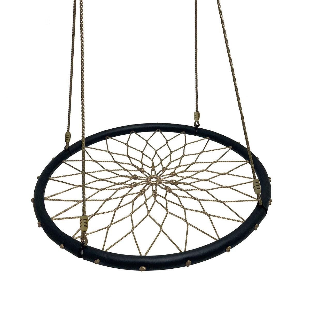 Trigano - Balançoire Nid D'Abeille Maya 2 Trigano 3-12 Ans - Balançoire - Noir - Taille Unique - Decathlon