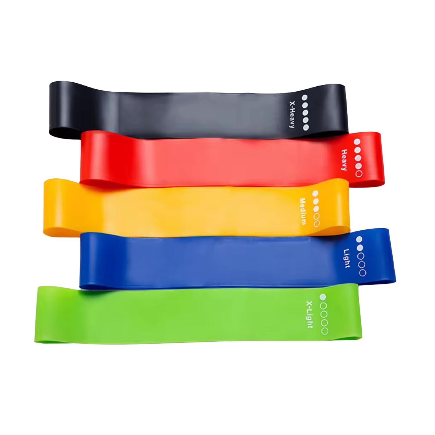Set of 5 Mini Loop Resistance Bands - Homefittools