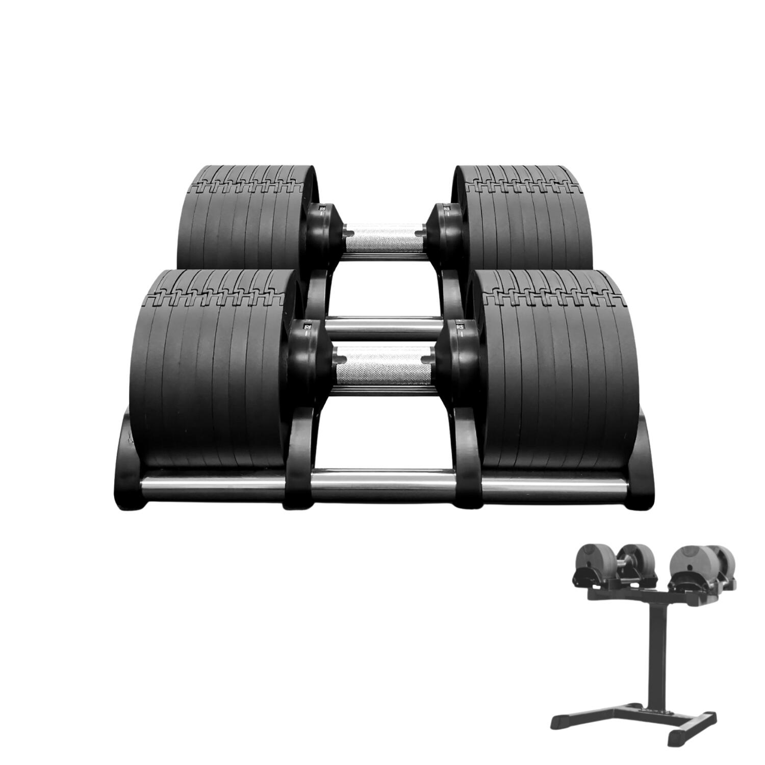 H20 Dumbbell Set (1 pair) with Stand - Homefittools