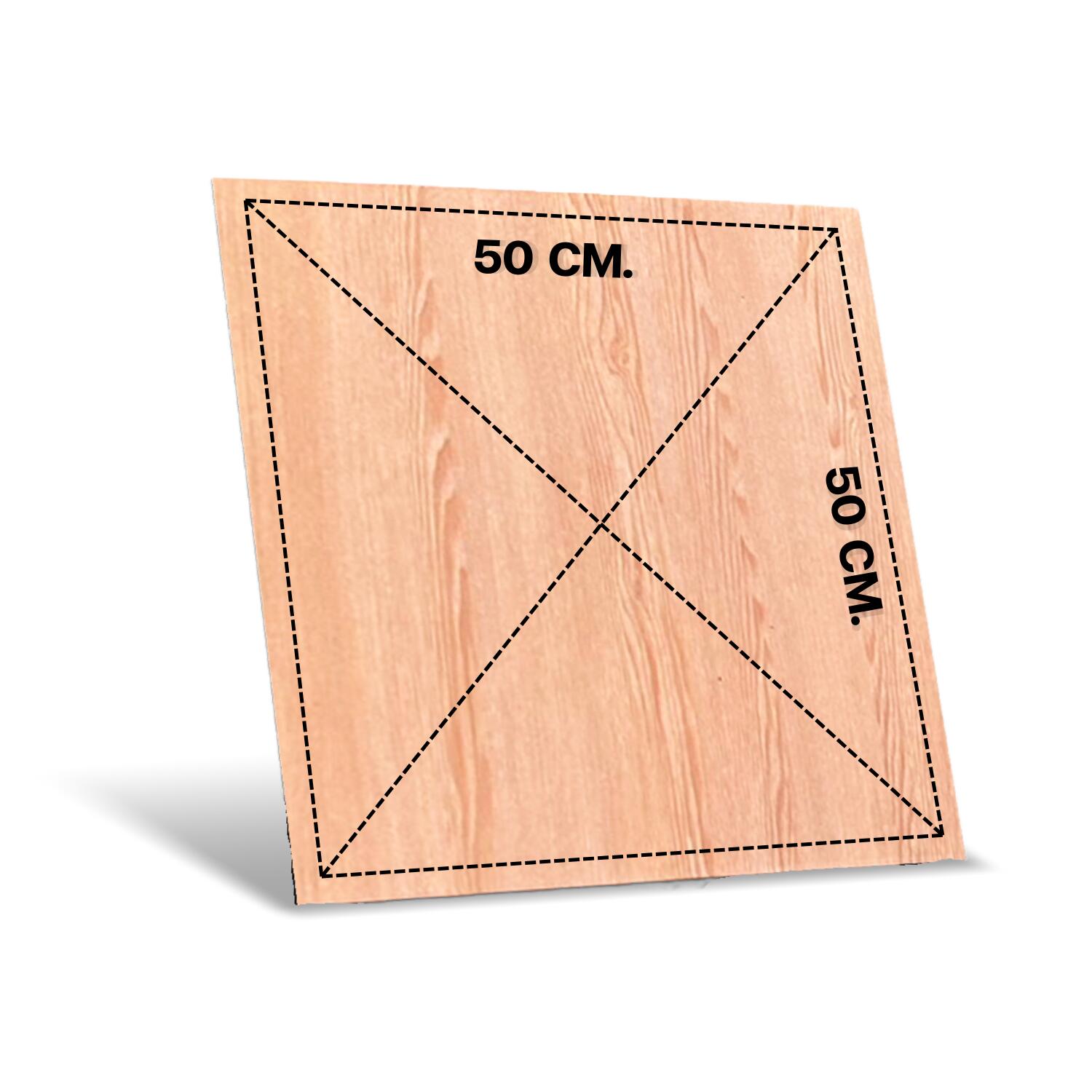 Wood-patterned rubber floor mat, light brown color, model W4 - Homefittools