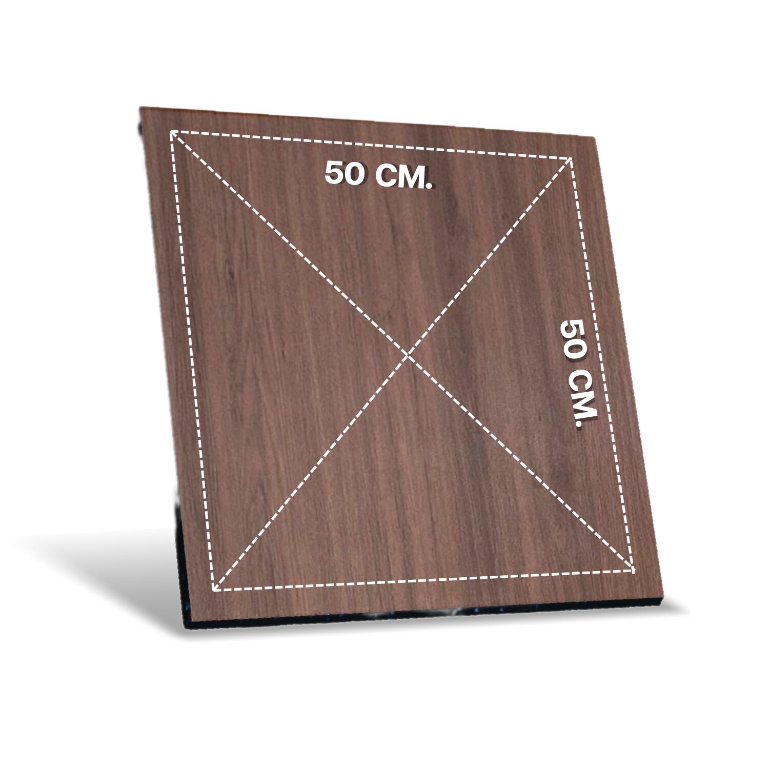 Dark brown wood-patterned rubber floor mat, model W1 - Homefittools