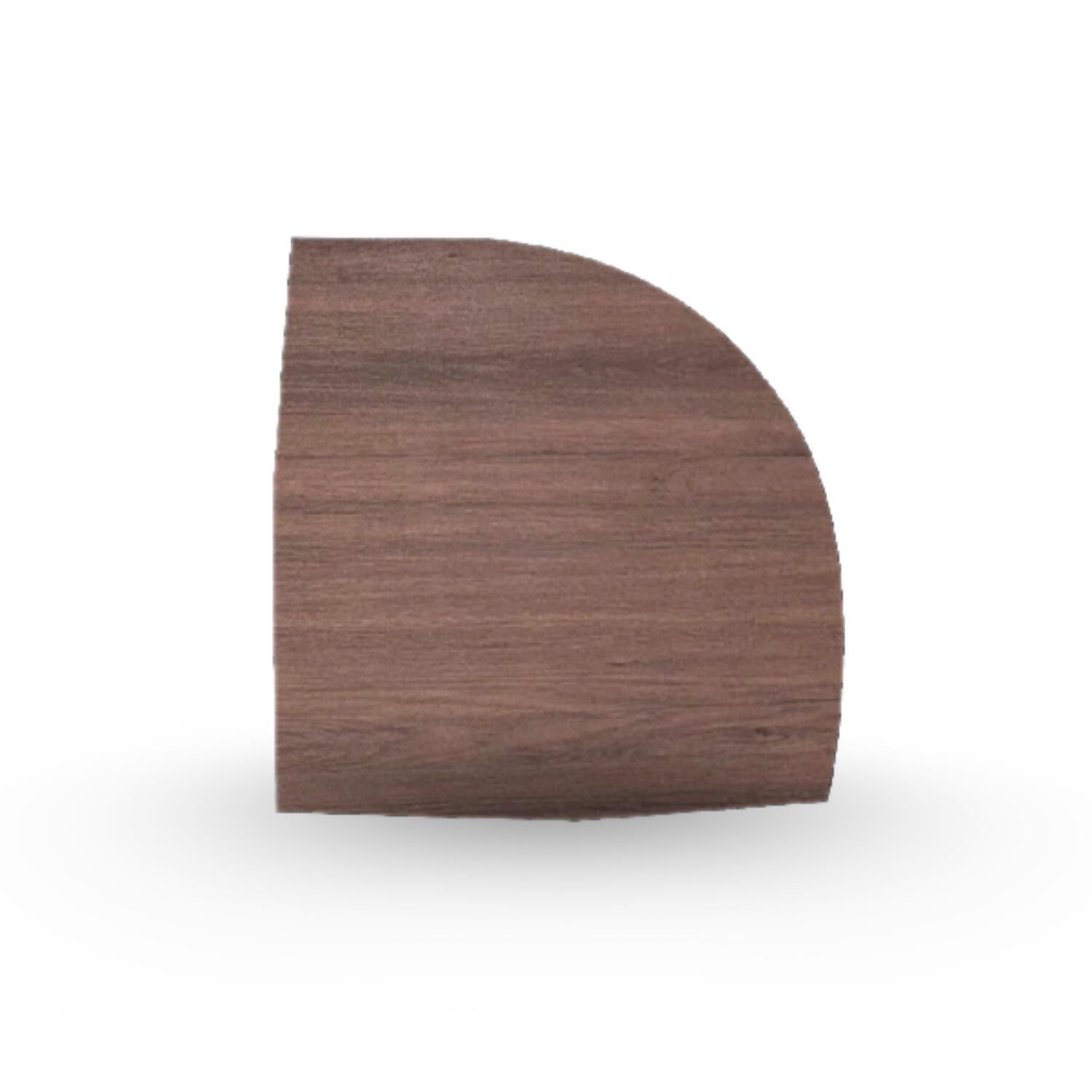 Floor mat, corner trim, wood pattern, dark brown, model W1 - Homefittools