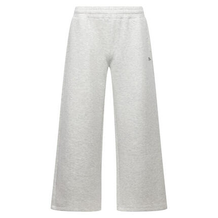 Pantalon De Jogging Uni À Taille Élastiquée SOLLAS Femme (Gris Chiné)