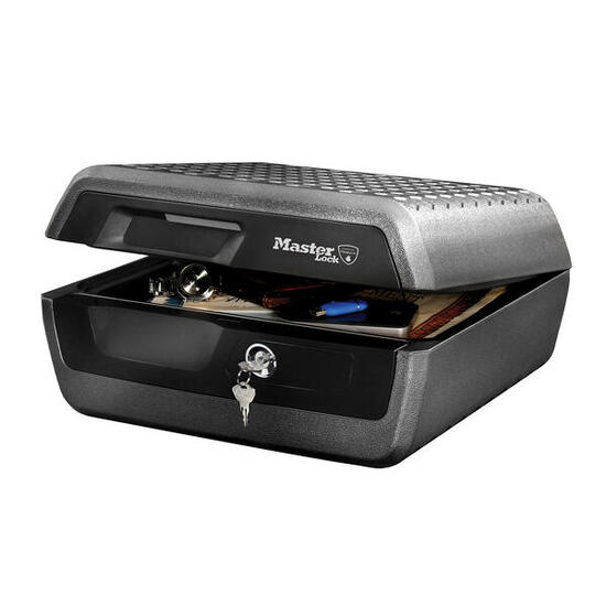 Coffre fort anti feu et étanche a clef, triple protection