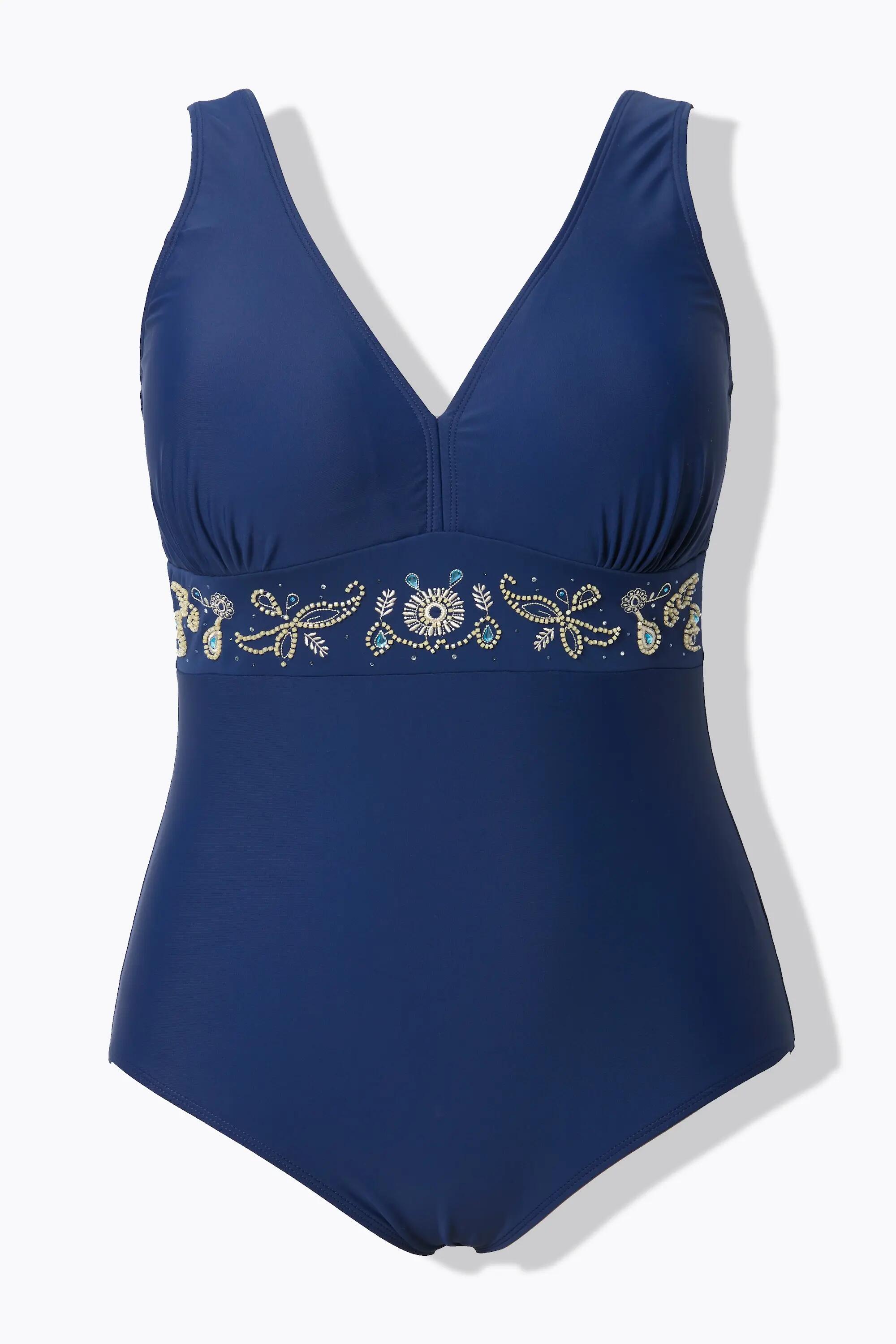 Damen Badeanzug Softcups Zierborte 6/7