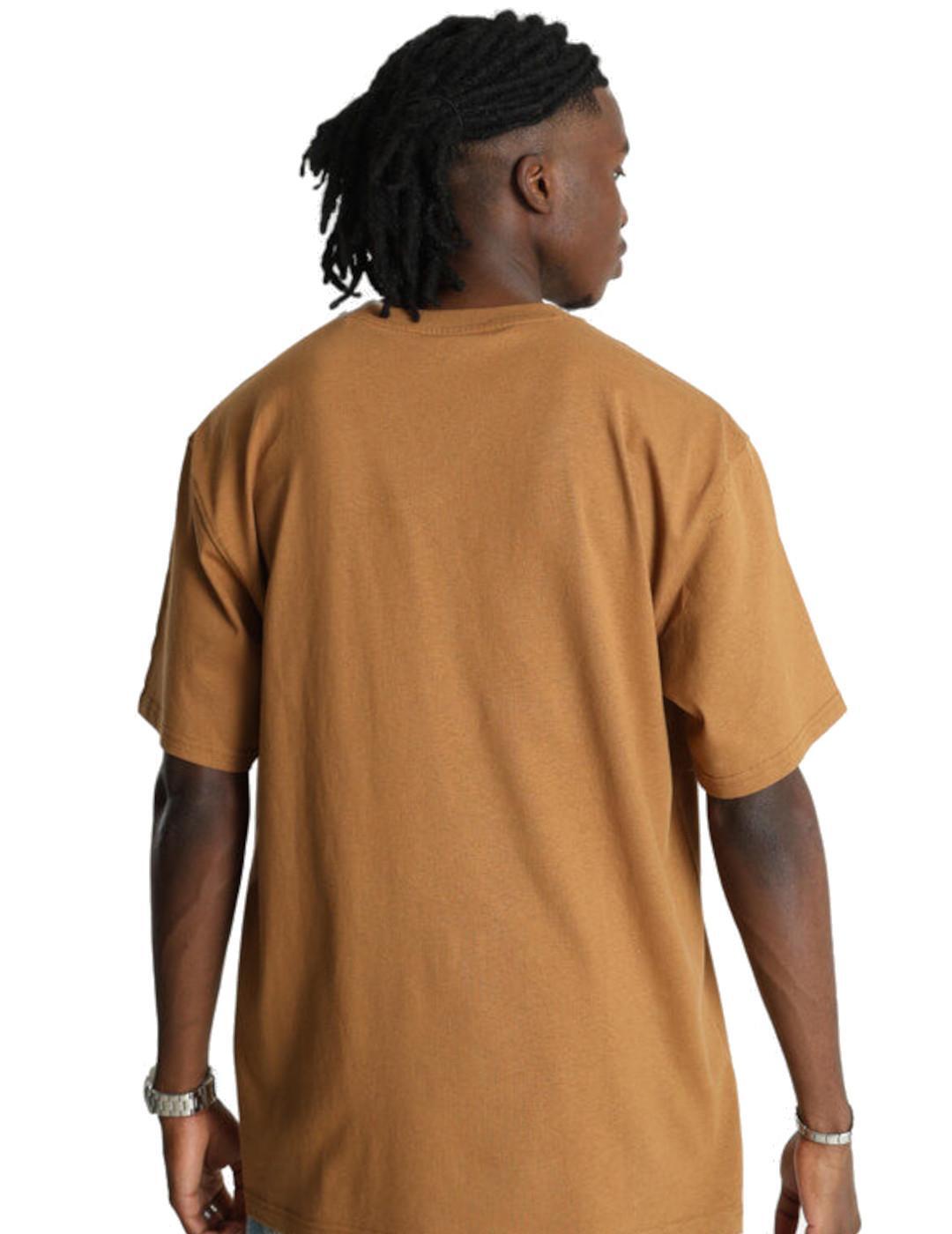 Maglietta da uomo Dickies Summerdale marrone. 2/4