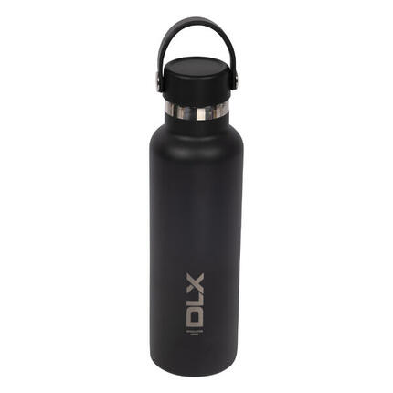 Langavat DLX" Thermosflasche, Isoliert, 600ml Damen und Herren Schwarz