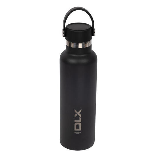 Langavat DLX" Thermosflasche, Isoliert, 600ml Damen und Herren Schwarz