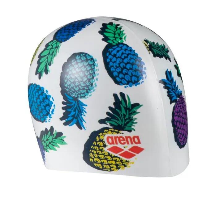 Czepek pływacki silikonowy unisex treningowy na basen Arena HD Cap Pineapples 3/6