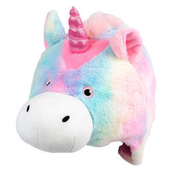 Couvre casque peluche Licorne