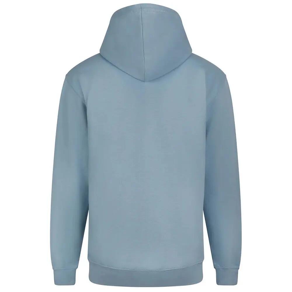 Felpa Con Cappuccio E Zip Intera Uomo Awdis Azzurro 2/2