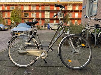 Rih omega damesfiets 58 cm, metal/grijs