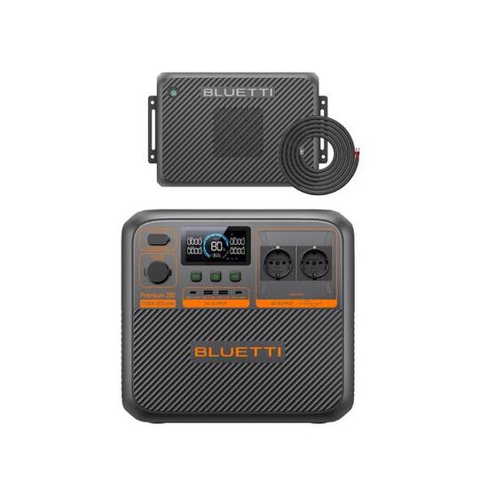 Kit BLUETTI AC270P con Charger 2 caricatore DC doppio 1200W