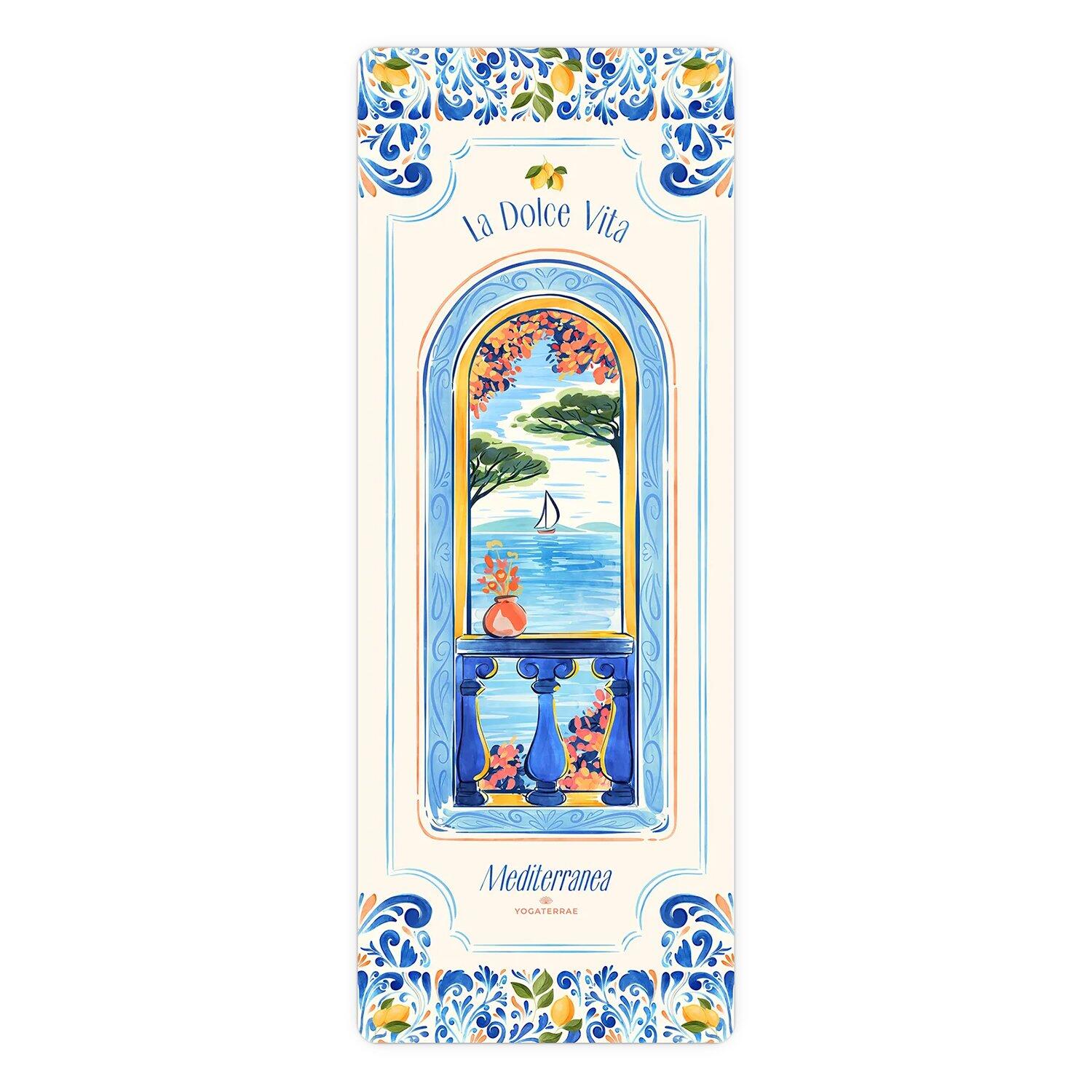 ESTERILLA DE YOGA DOLCE VITA DE CAUCHO PU NATURAL CON BOLSA 3/6