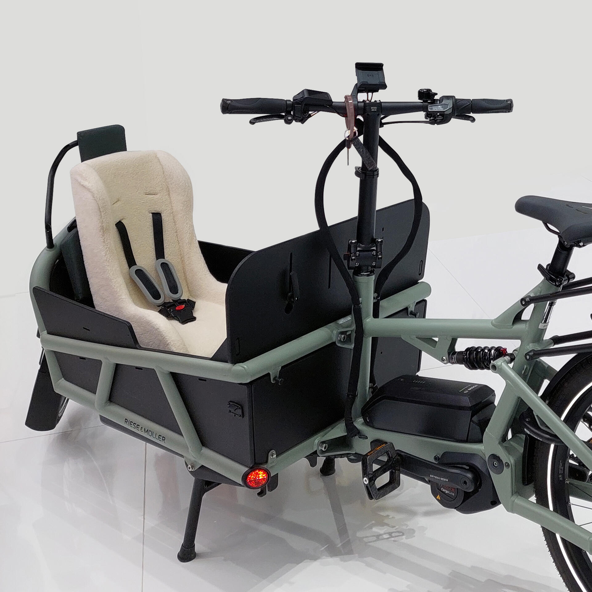 Mini Pelican Todo Clima – Reductor asiento bebé 3 puntos Remolque, Carrito,Cargo 5/6