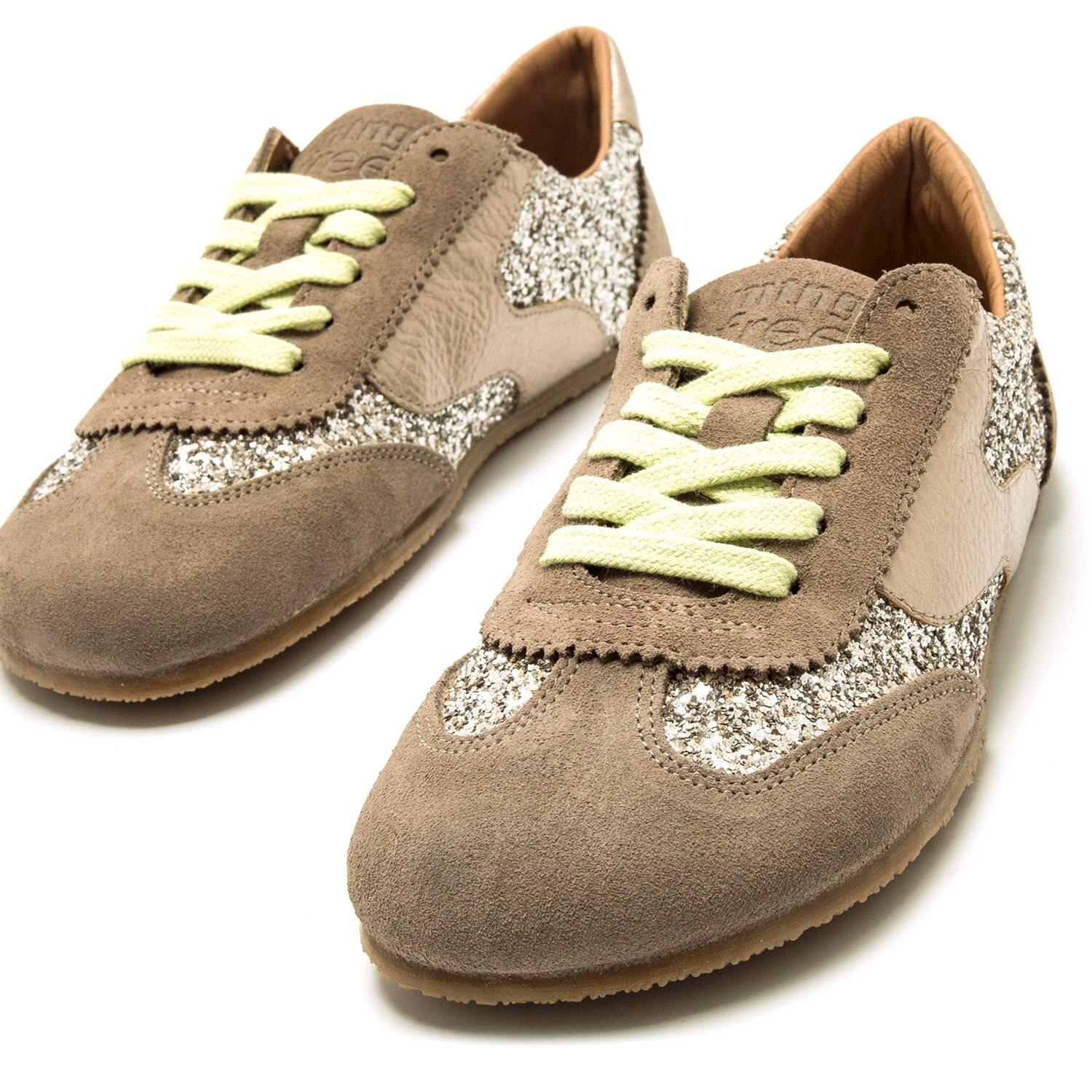 Sneakers barefoot Donna MTNG Free-mia Marrone 6/7