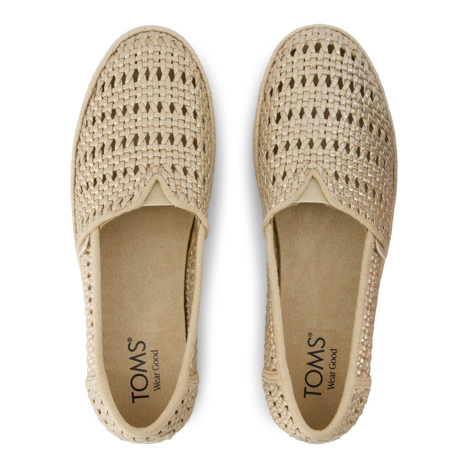 TOMS - Valencia espadrilles goud 5/7