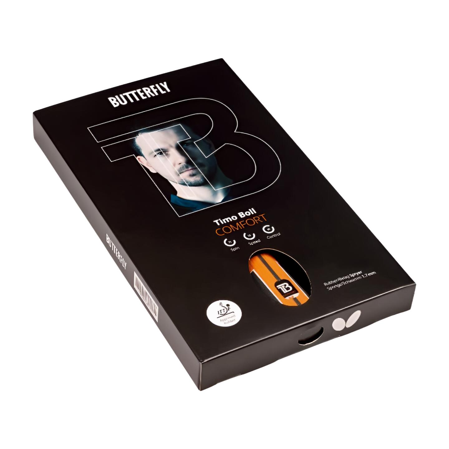 Raquette de tennis de table papillon, raquette de ping-pong Timo Boll Comfort 6/7
