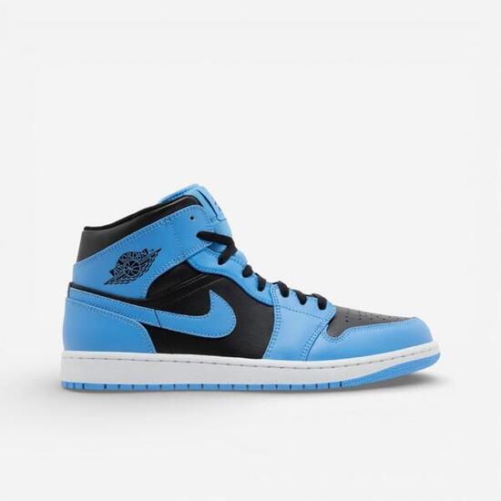 Jordan 1 Mid University Blue Black
