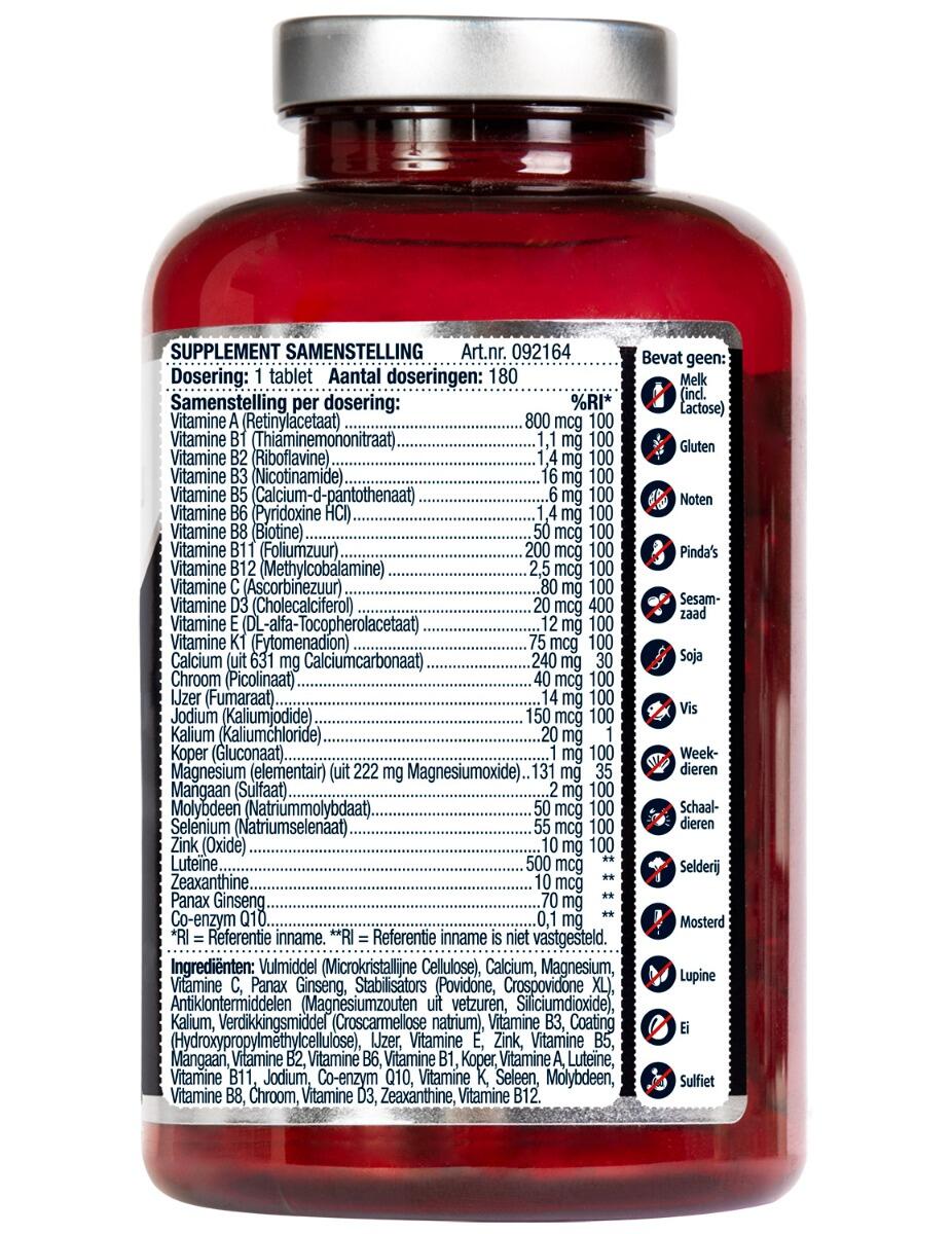 Lucovitaal Multi A-Z 65+ 180 tabletten 2/4