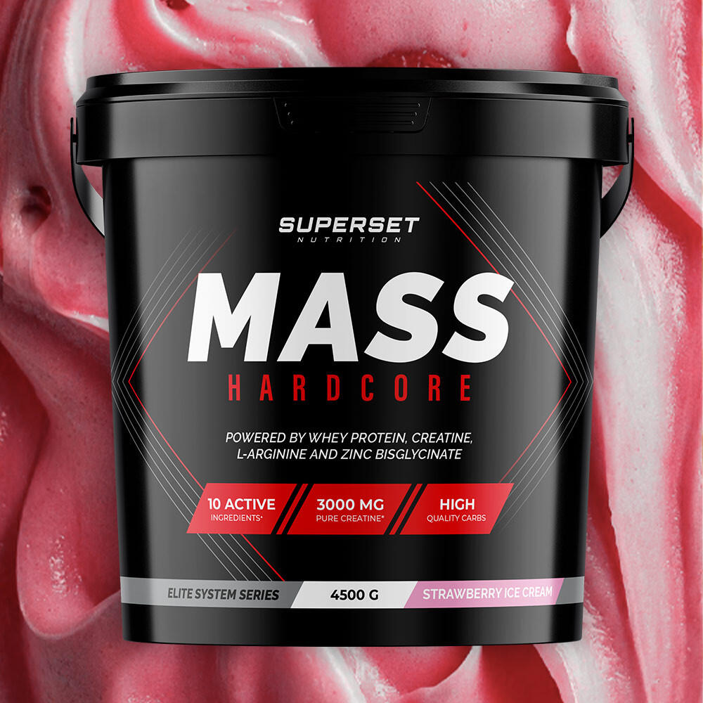 Gainers | Mass Hardcore (4,5kg) | Strawberry Ice Cream 2/5