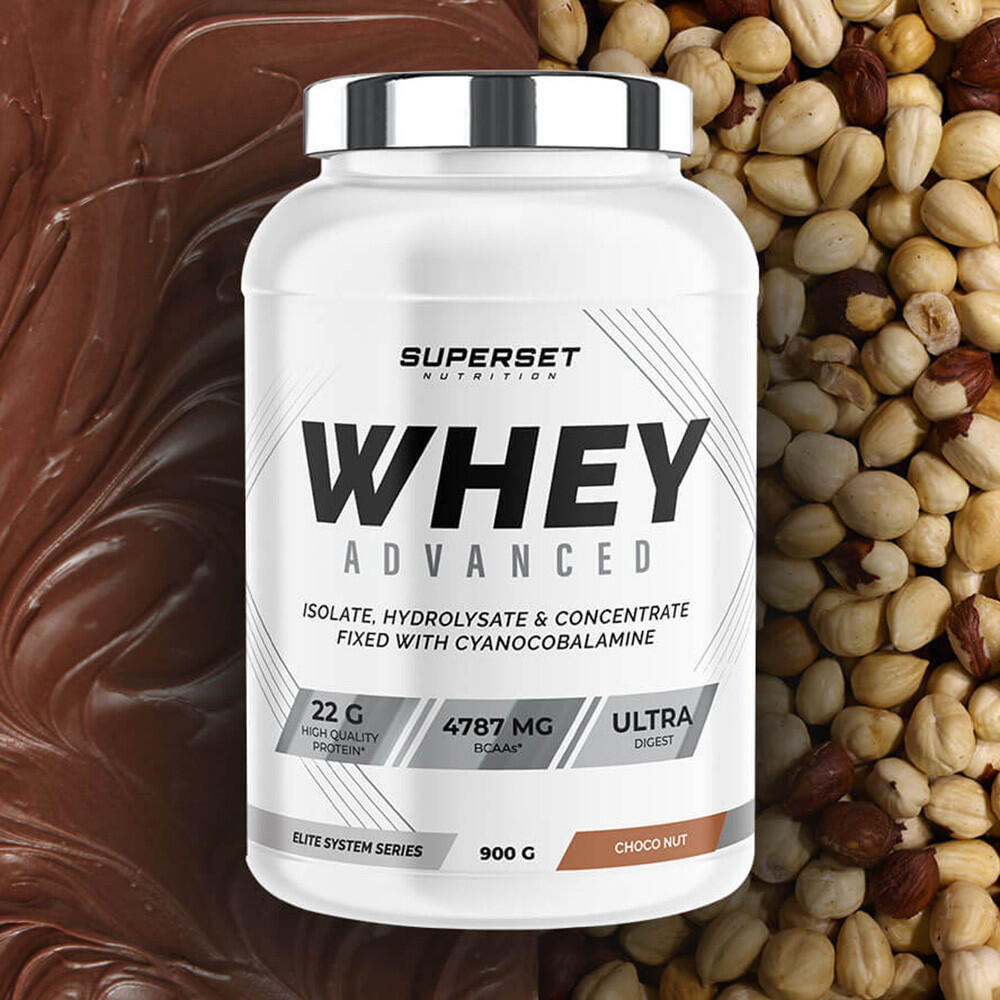Proteine Whey - 100% Whey Proteine Advanced (900g) - Nutella 2/7