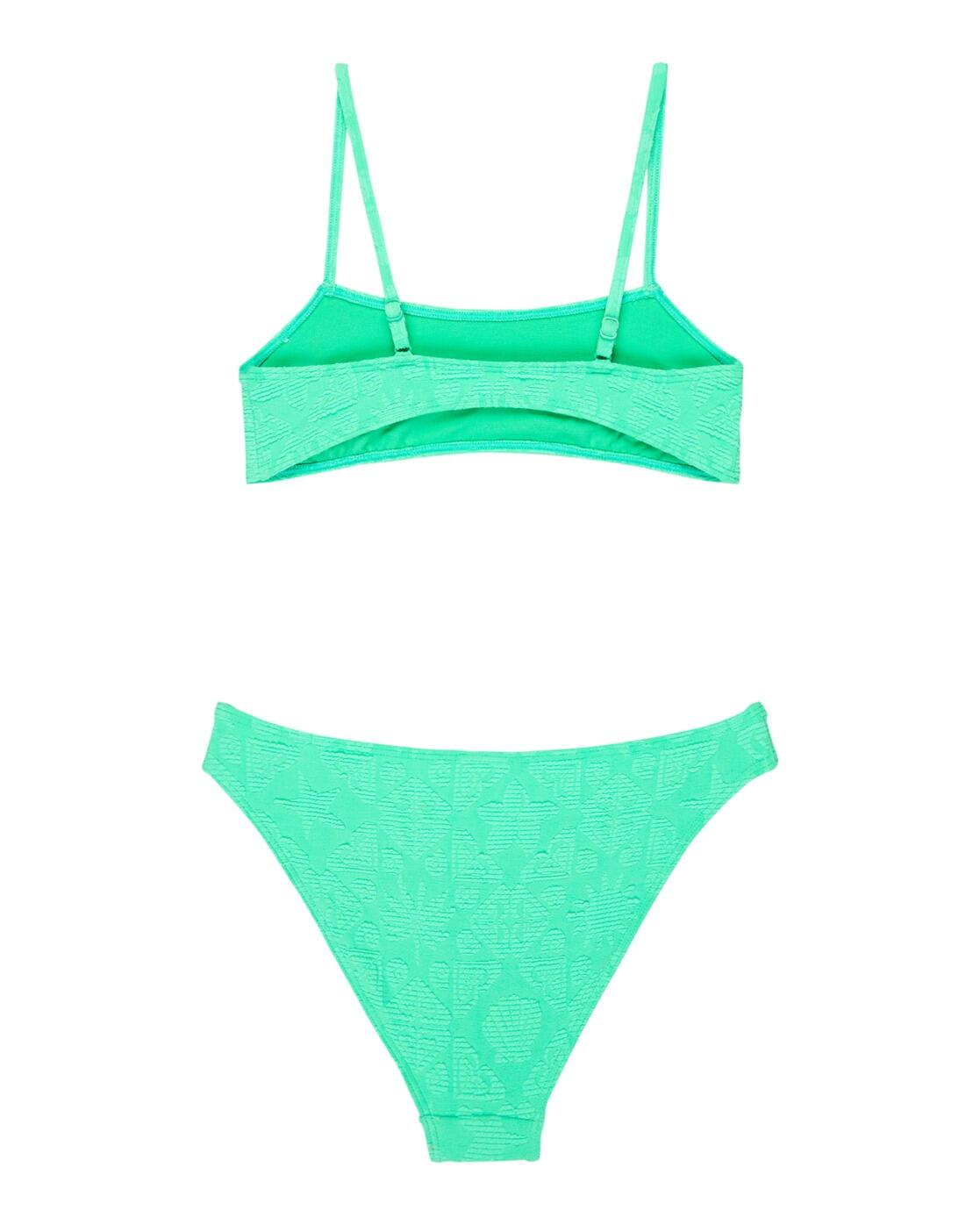 Zweiteiliges Bralette-Bikini-Set HIPPIE HOUR SET Grün Meisjes 6-16 2/3