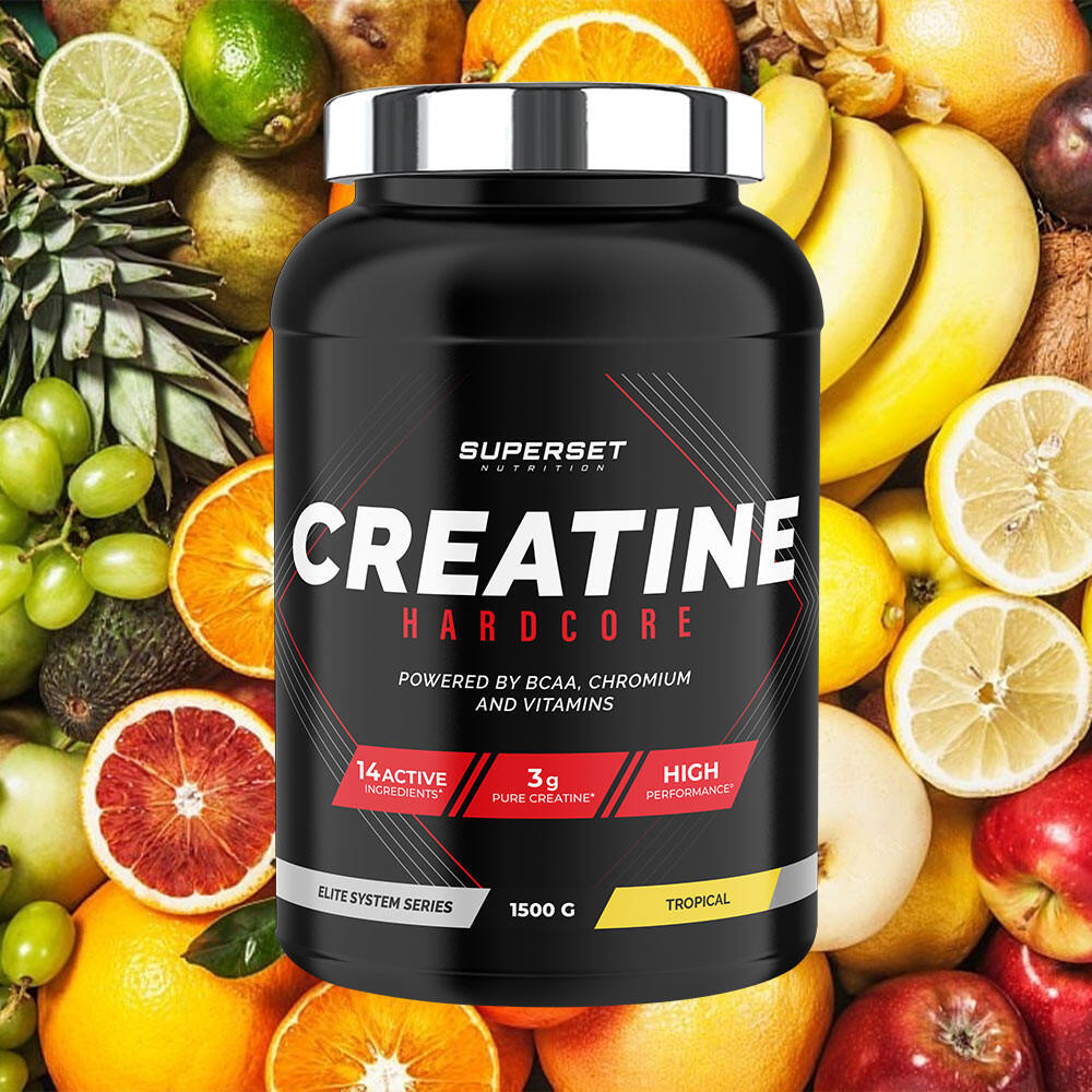 Creatinas - Creatine Hardcore (1,5kg) - Tropical 2/7