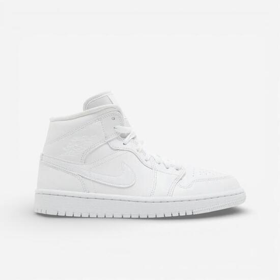 Air Jordan Mid Triple White (2022) (Women's)