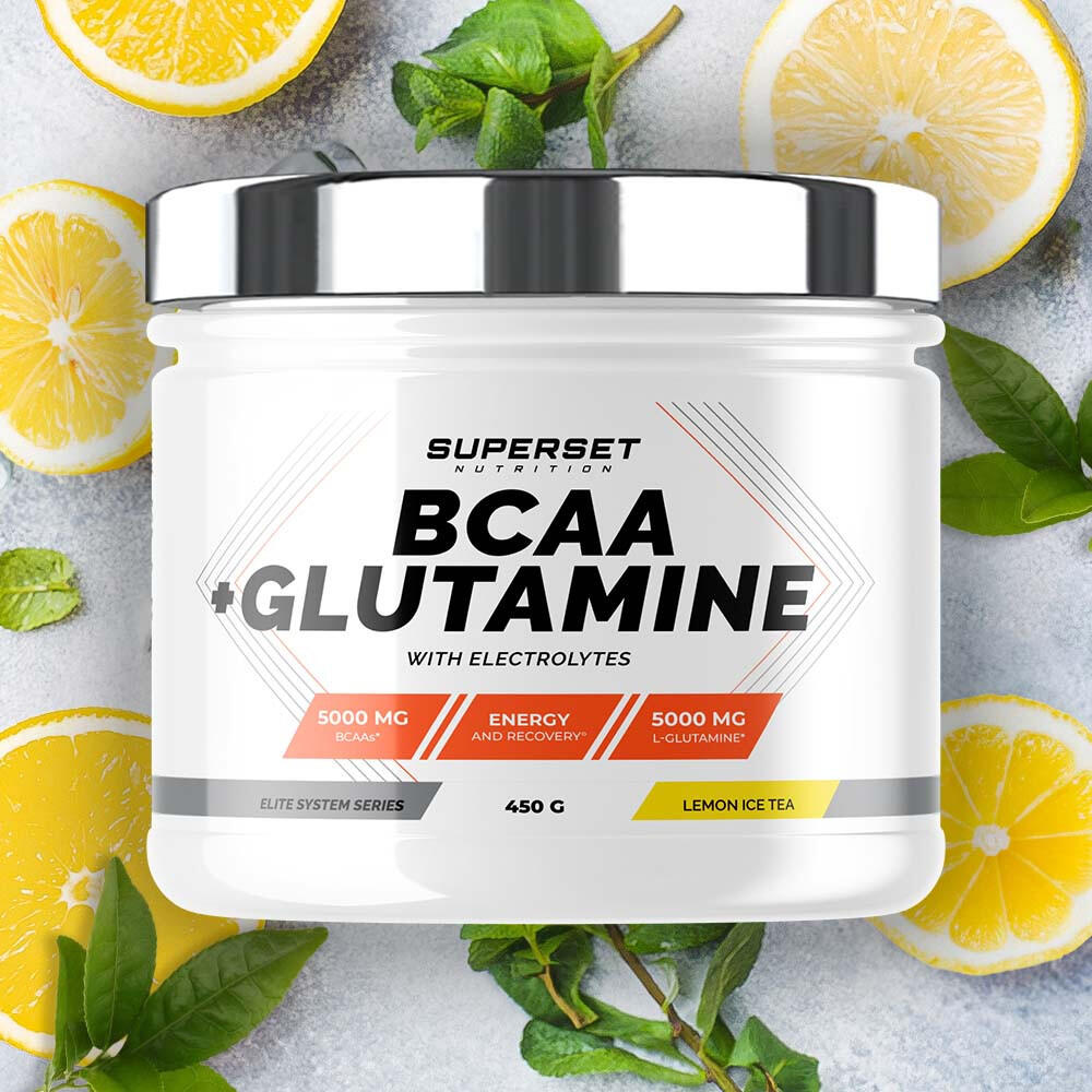 Bcaa | Bcaa + Glutamine (450g) | Ice Tea Citron 2/7