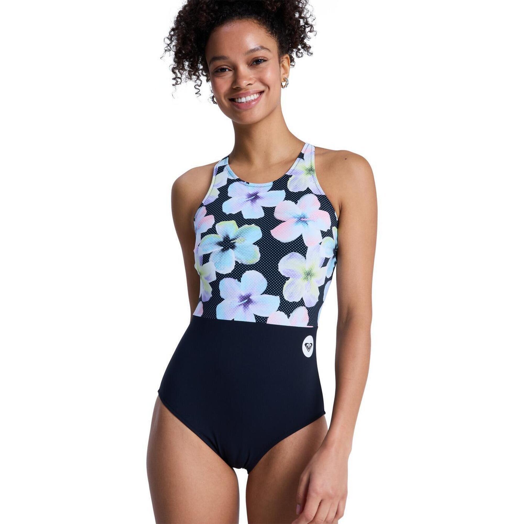 Roxy - Maillot De Bain Une Pièce Noir Femme - Maillot De Bain 1 Pièce - Noir - 44 L - Decathlon
