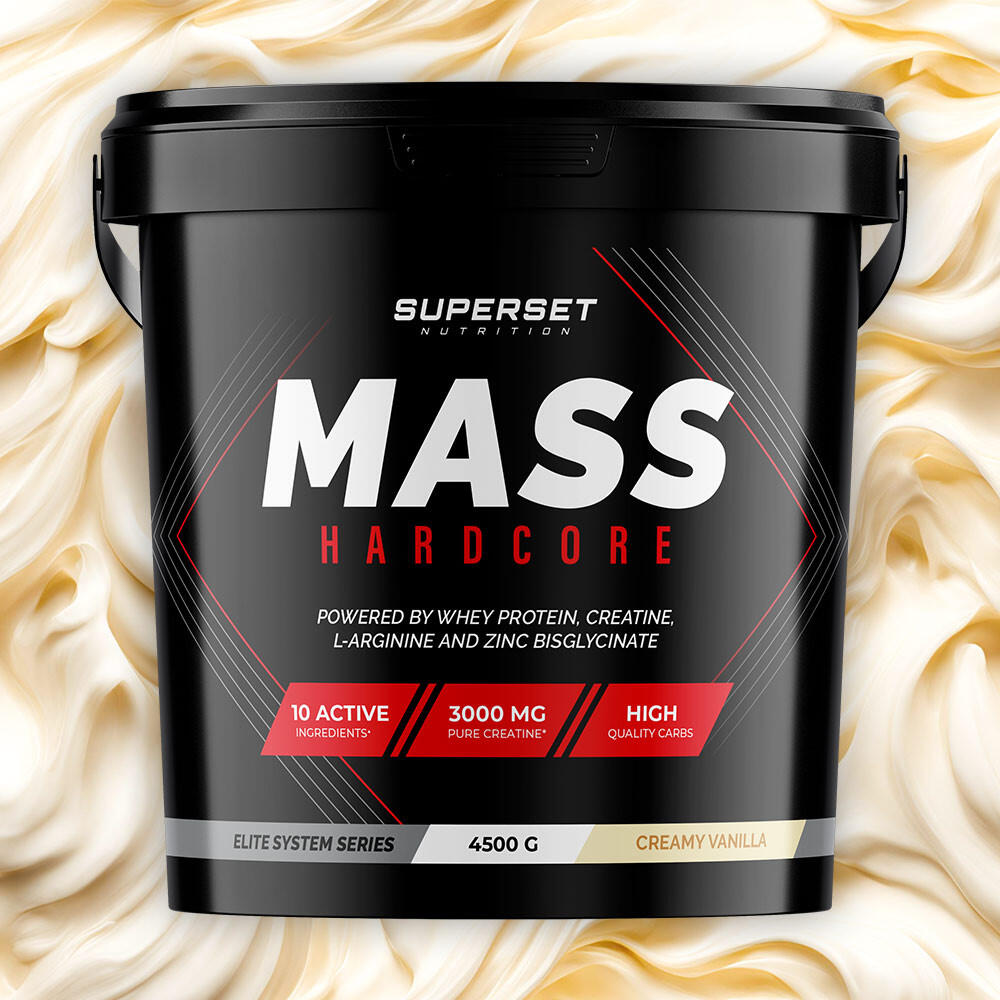 Gainers - Mass Hardcore (4,5kg) - Vainilla Cremosa 2/5
