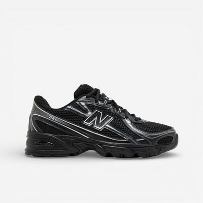 New balance 740v2 black grey silver