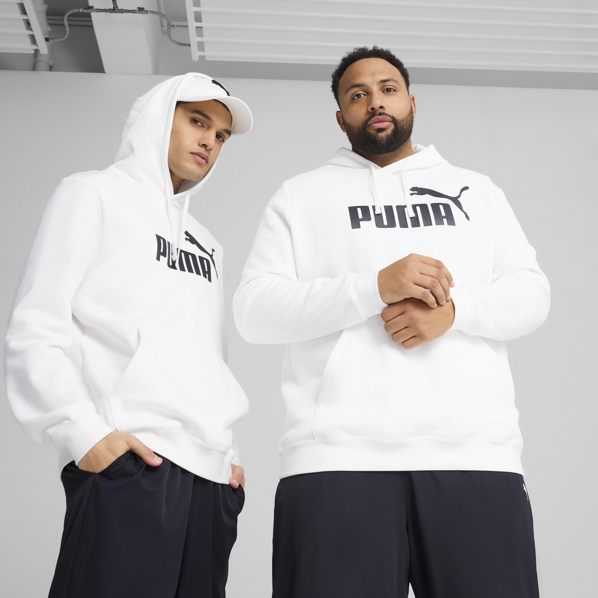 Felpa con cappuccio Essentials con logo N. 1 da uomo PUMA 2/7