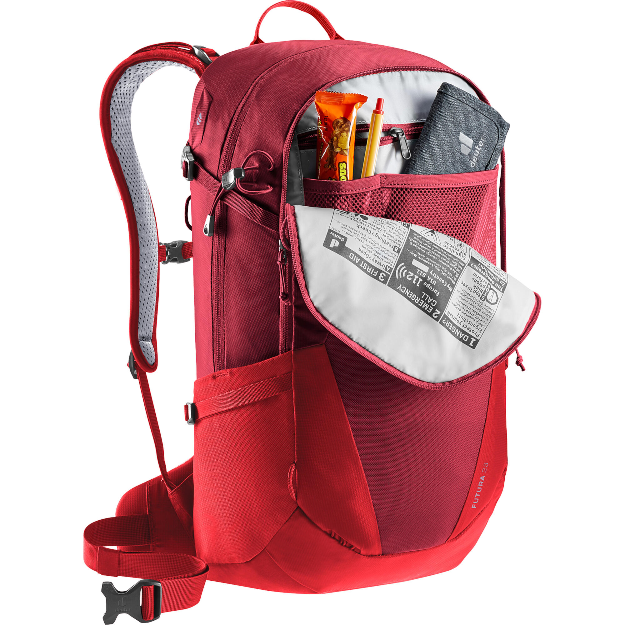 Sac à dos Deuter Futura 23 Masala Cherry 23 L ventilé Aircomfort léger 1,2 kg 7/7