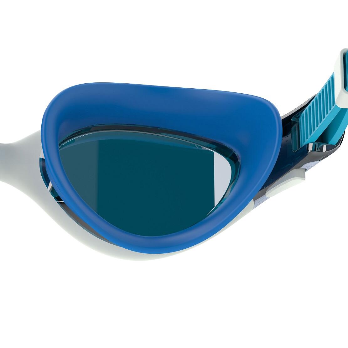 Speedo Biofuse 2.0 Lunettes Natation Femme Miroir Melon Miel Clair/Cobalt/Argent 3/5