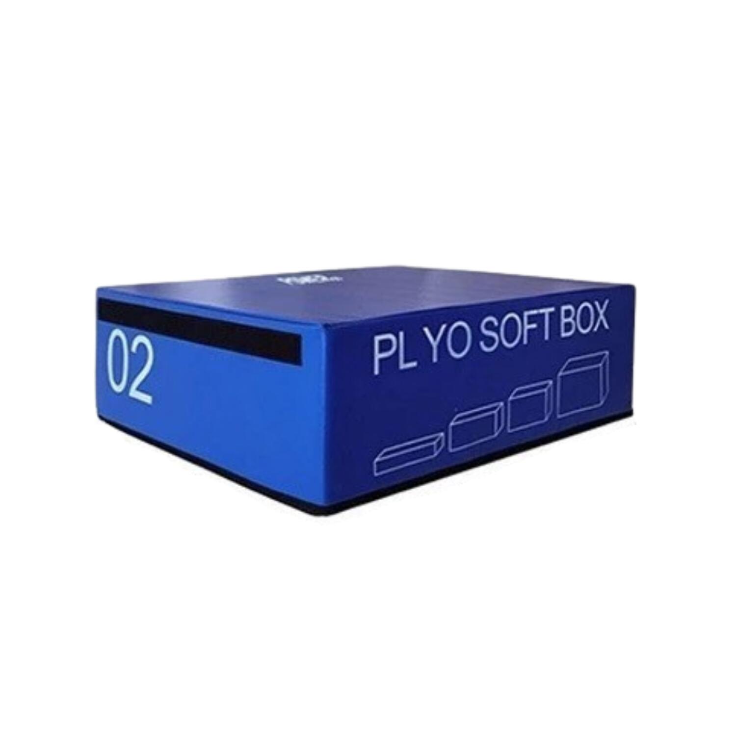 18-inch Plyo Box, Blue - Homefittools