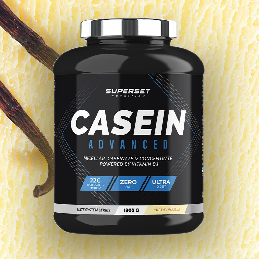 100% CASEIN ADVANCED (1,8kg) | Vanille Crémeuse 2/7