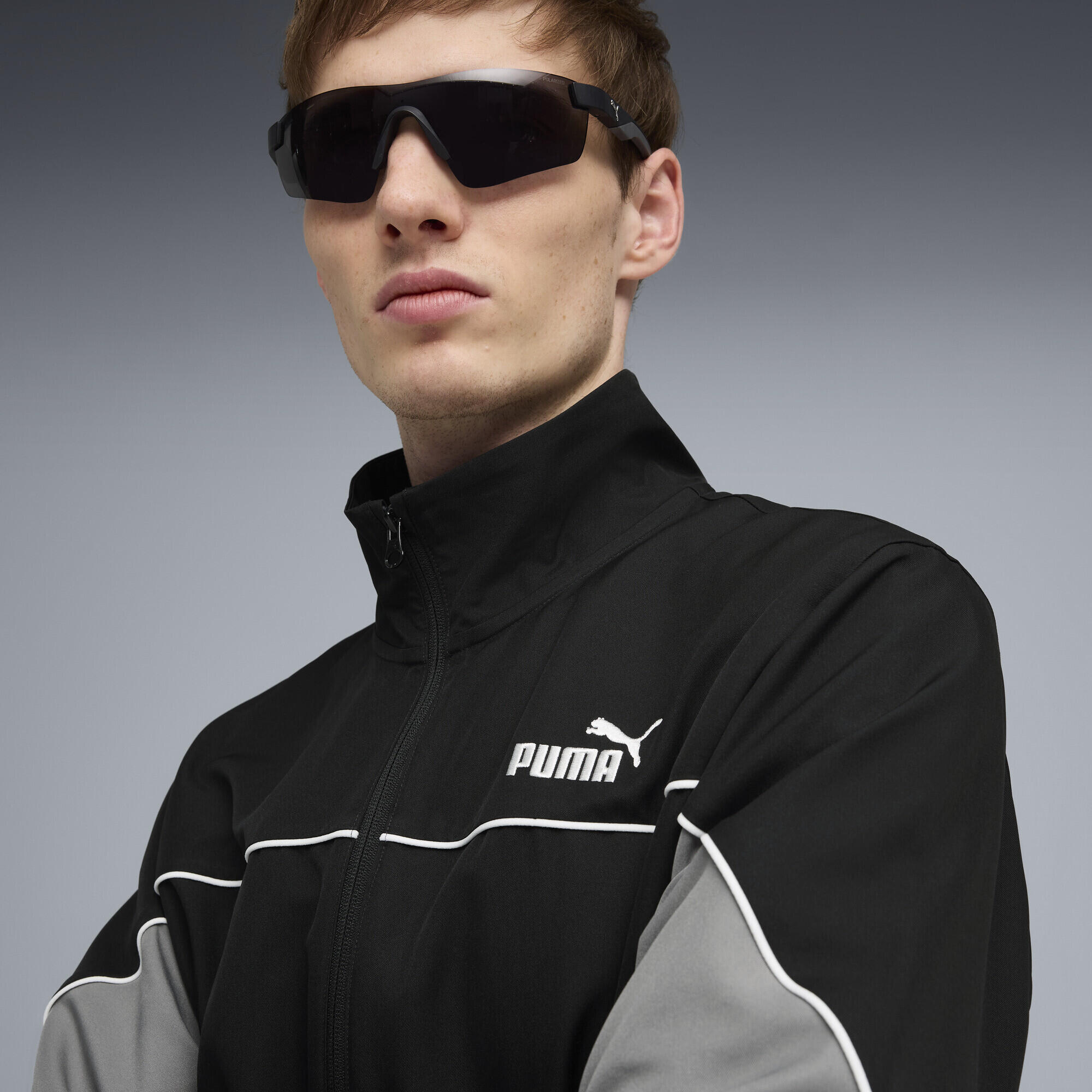 Veste de survêtement tissée color block Homme PUMA 4/5