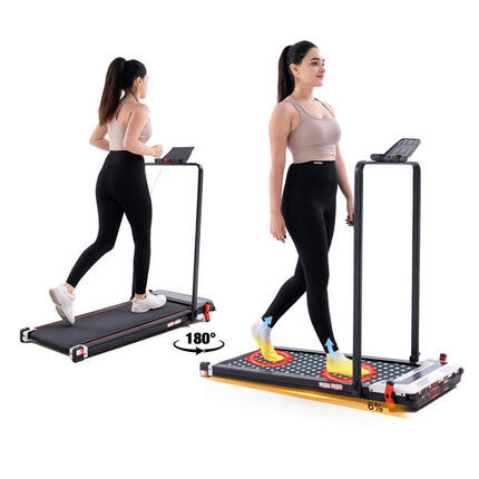 Tapis de Marche Pliable et Inclinable 6%.NB8, 550W, 6.0km/h,Télécommande.