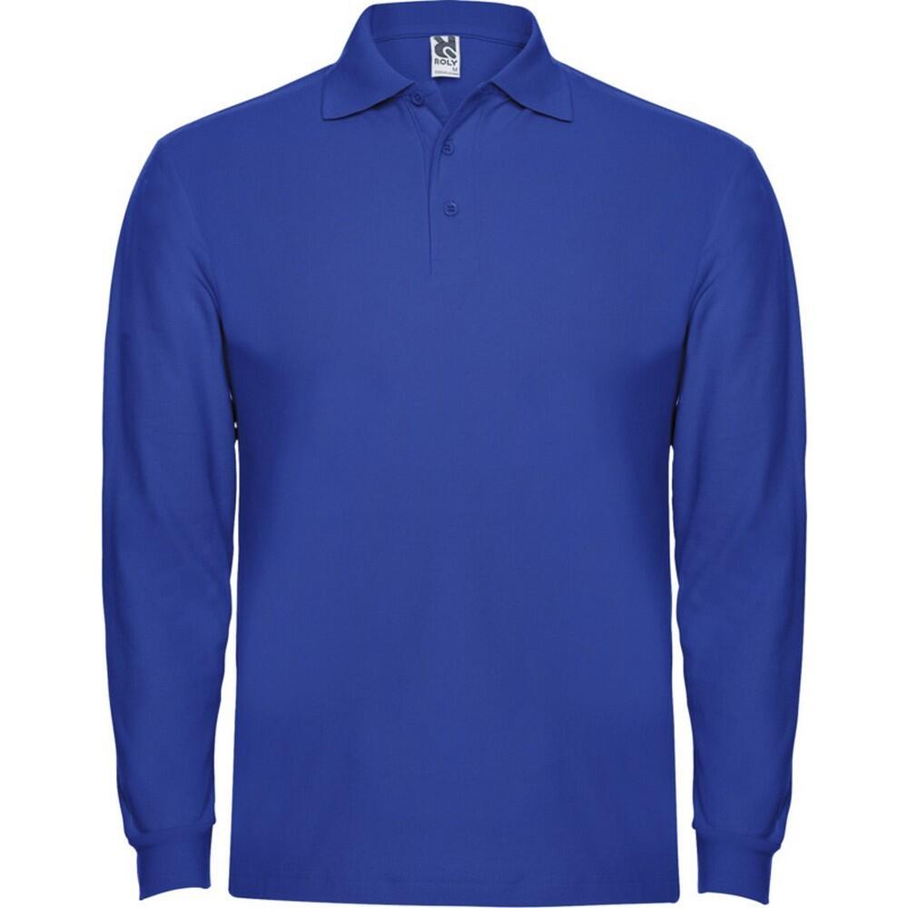 Roly Mens Estrella Long-Sleeved Polo Shirt