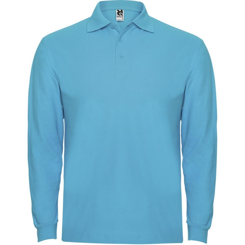 Roly Mens Estrella Long-Sleeved Polo Shirt