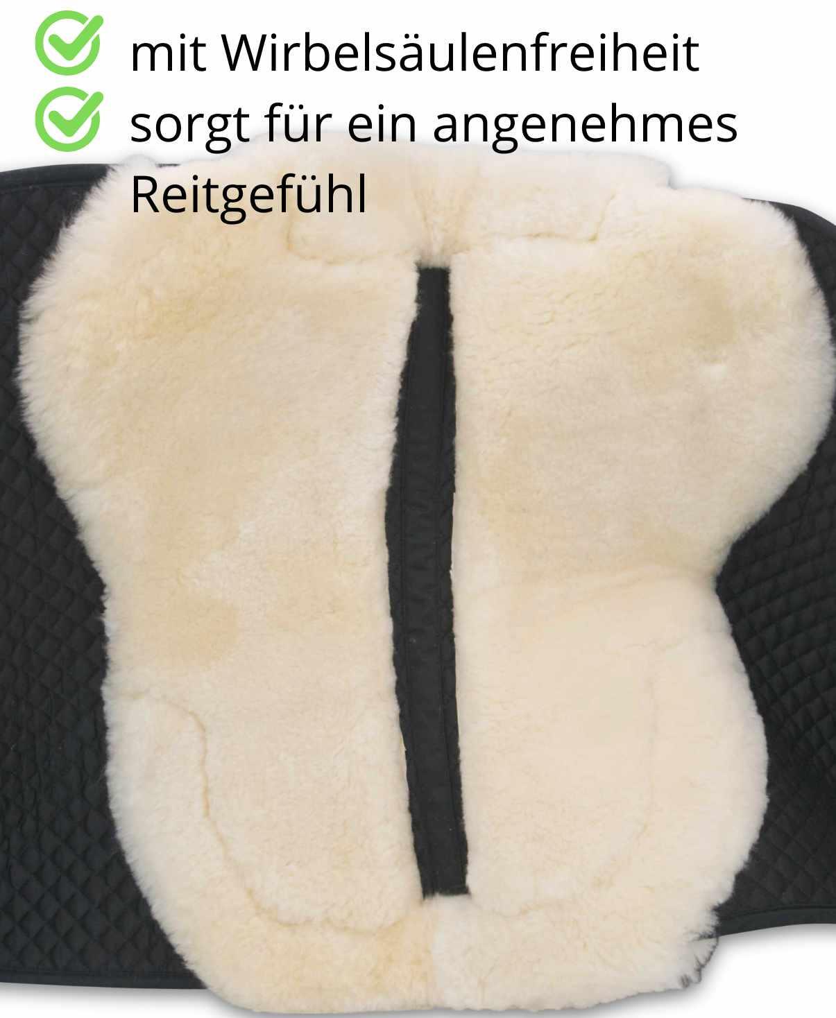 AMKA PRO Lammfell Sattelkissen 3/4