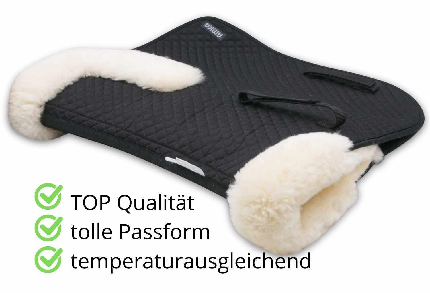 AMKA PRO Lammfell Sattelkissen 4/4