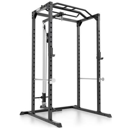 PR100 Power Rack met Lat Attachment - Squat Rack - Inclusief Pulley Station - K