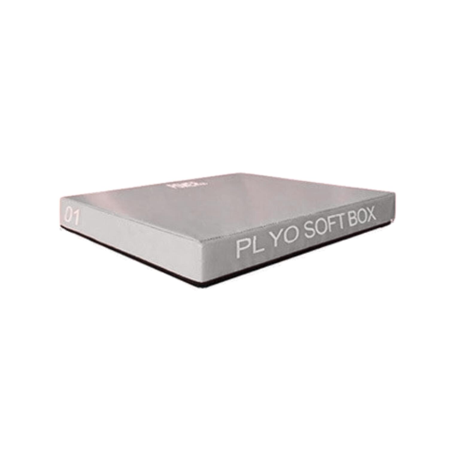6-inch Plyo Box, Gray - Homefittools