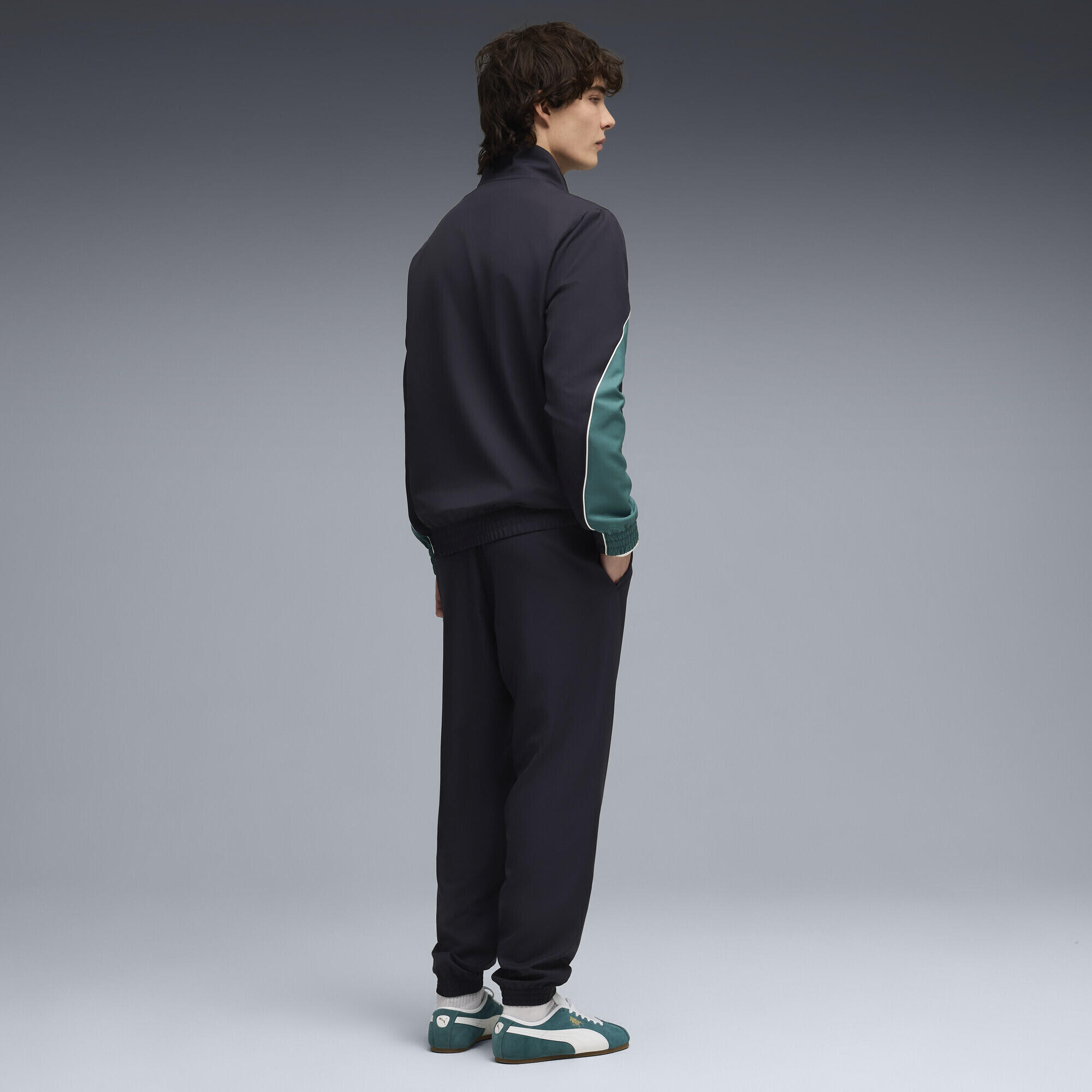 Tuta in tessuto a blocchi di colore da uomo PUMA 3/5