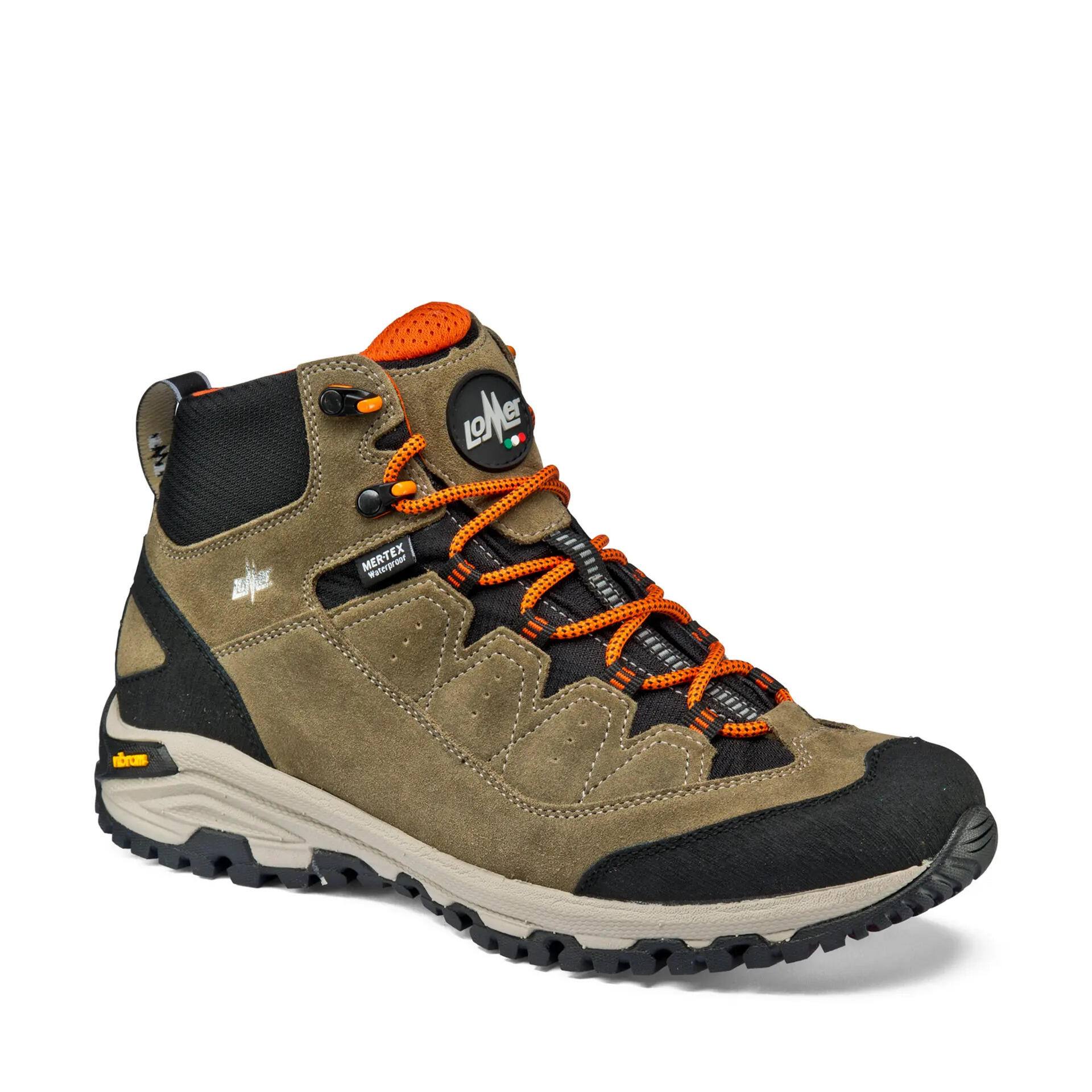 Lomer - Chaussures De Randonnée Lomer Sella High Mtx - Chaussures De Sport - Marron|vert - 42 - Decathlon