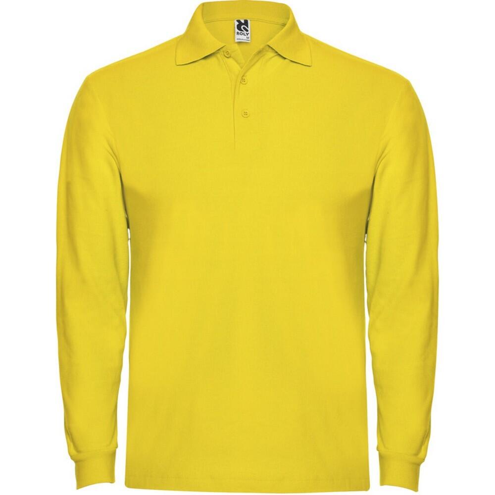 Roly Mens Estrella Long-Sleeved Polo Shirt