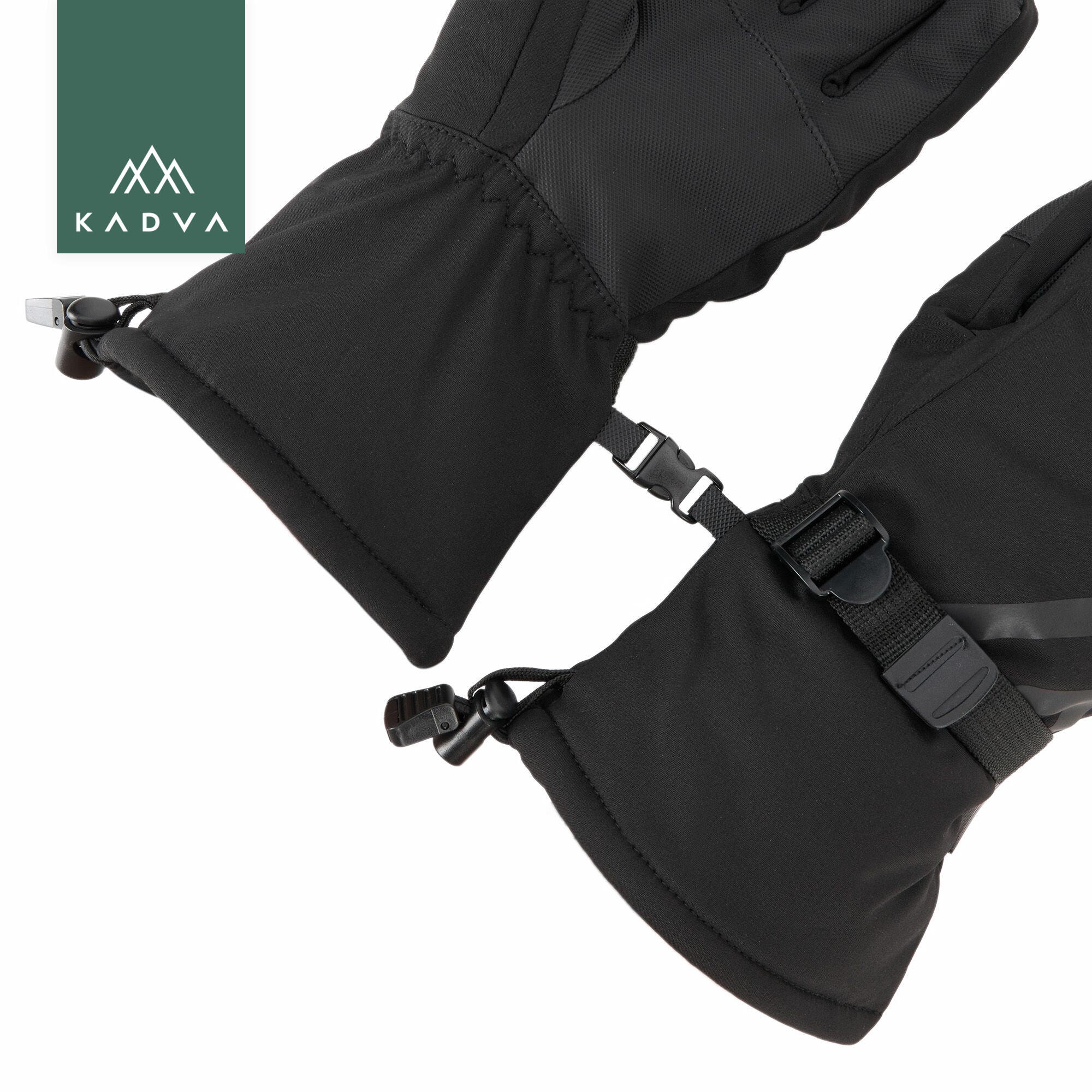 Luvas de esqui masculinas KADVA Mountain Flow 3M Thinsulate 7/7